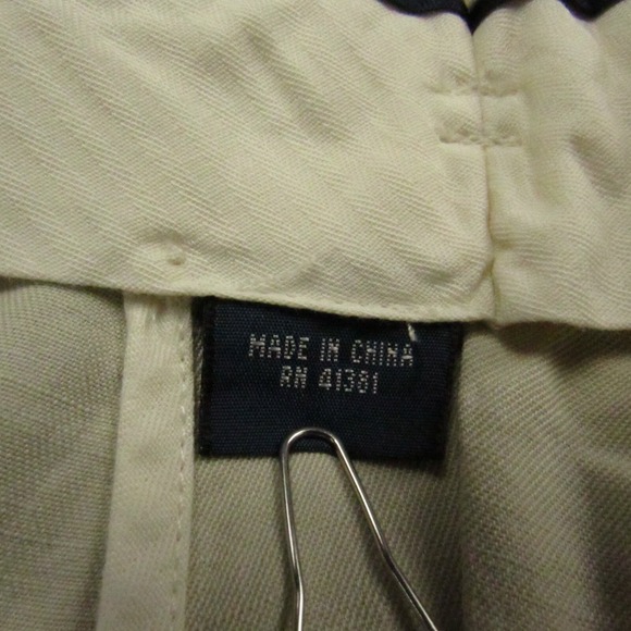 Polo Ralph Lauren Shorts Mens 36x10 Preston Beige Linen Silk Cotton Blend - Picture 11 of 12